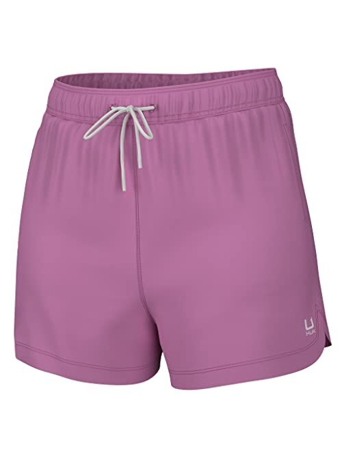 HUK Women's Pursuit Volley, Quick-Dry Fishing Shorts