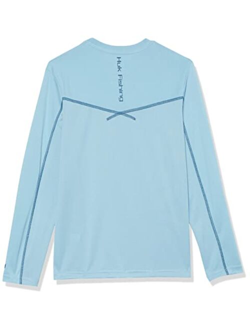 HUK Kids' Icon X Long-Sleeve Shirt with Sun Protection