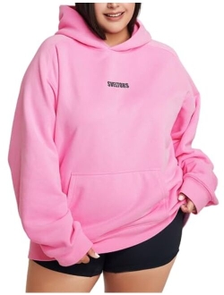 Sveltors Women's Oversized Hoodies Sweatshirts Casual Long Sleeve Pullover Loose Comfy Fashion Hooded Sweatshirt (M-6XL)