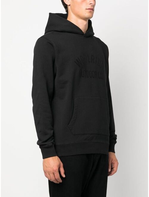 Woolrich embossed-logo cotton hoodie