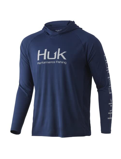 HUK Mens Pursuit Hoodie | Performance Long-Sleeve Shirt +30 UPF