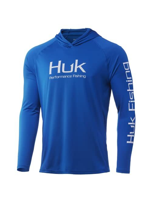 HUK Mens Pursuit Hoodie | Performance Long-Sleeve Shirt +30 UPF