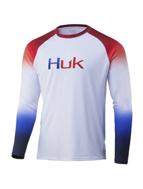 HUK Men's Double Header Long Sleeve | Sun Protecting Fishing Shirt