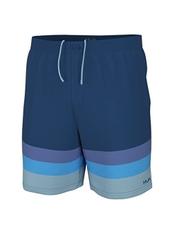 Men's Pursuit Pattern Boardshorts, Quick-Dry Swimsuit