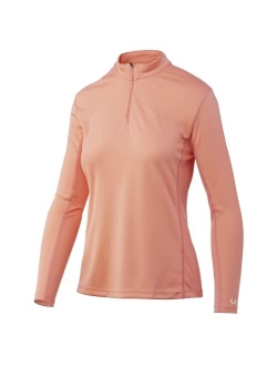 Women's Icon 1/4 Zip Long Sleeve| Fishing Shirt with Sun Protection