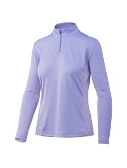 Women's Icon 1/4 Zip Long Sleeve| Fishing Shirt with Sun Protection