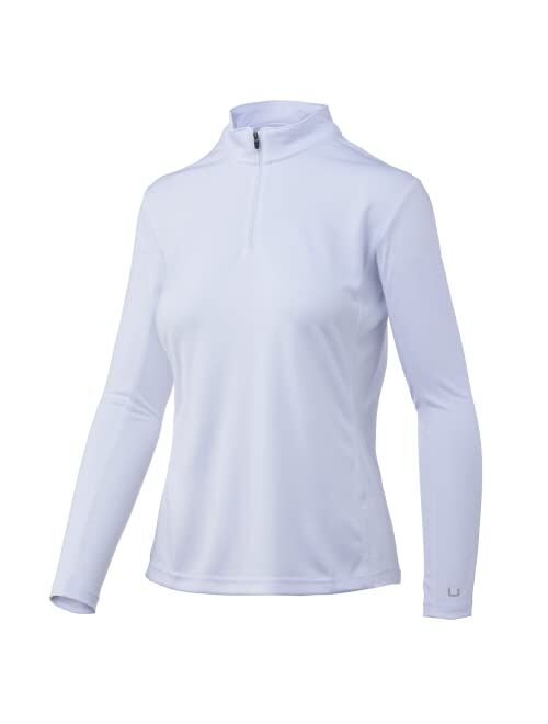 HUK Women's Icon 1/4 Zip Long Sleeve| Fishing Shirt with Sun Protection