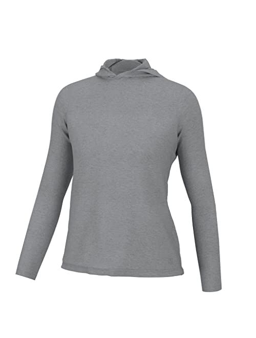 HUK Women's Waypoint Hoodie, Performance Long-Sleeve Shirt