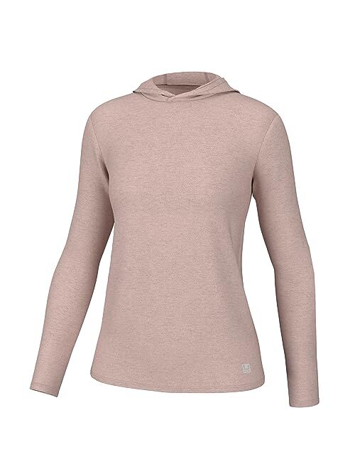 HUK Women's Waypoint Hoodie, Performance Long-Sleeve Shirt