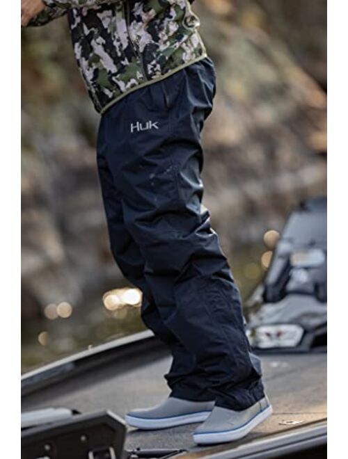 HUK Men's Gunwale Water Proof & Wind Resistant Rain Pant