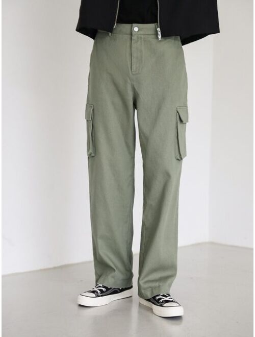 DAZY Men Flap Pocket Side Cargo Pants