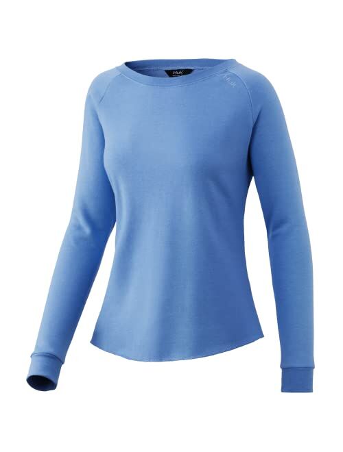 HUK Women's Folly Crew | Ladies Long Sleeve Fleece Top