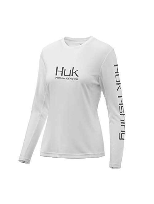 HUK Women's Icon X Long Sleeve Fishing Shirt with Sun Protection