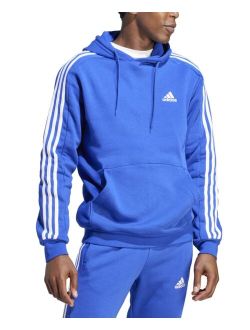 Men's Essentials 3-Stripes Regular-Fit Fleece Hoodie, Regular & Big & Tall