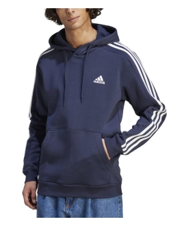 Men's Essentials 3-Stripes Regular-Fit Fleece Hoodie, Regular & Big & Tall