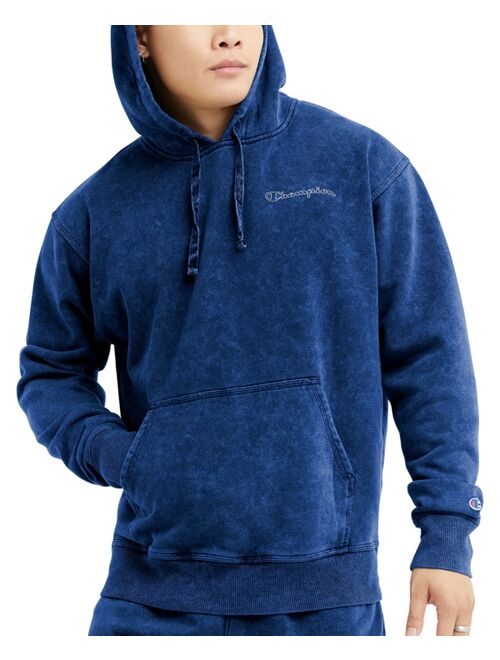 Champion Men's Acid Wash Logo Hoodie