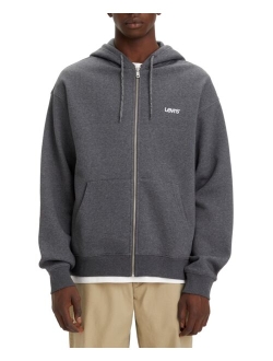 Men's Fleece Relaxed-Fit Zip-Up Hoodie