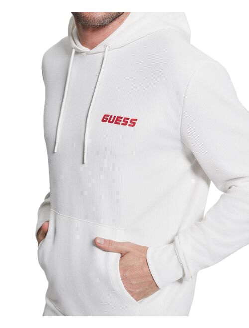 GUESS Men's Korbin Hooded Logo Sweatshirt