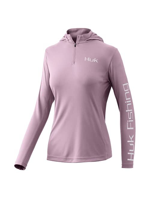 HUK Women's Icon X Hoodie |UPF 50+ Long-Sleeve Fishing Shirt