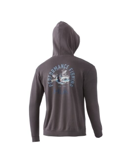 Men's Performance Fishing Fleece Hoodie with Stretch