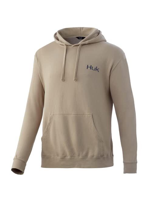 HUK Men's Performance Fishing Fleece Hoodie with Stretch