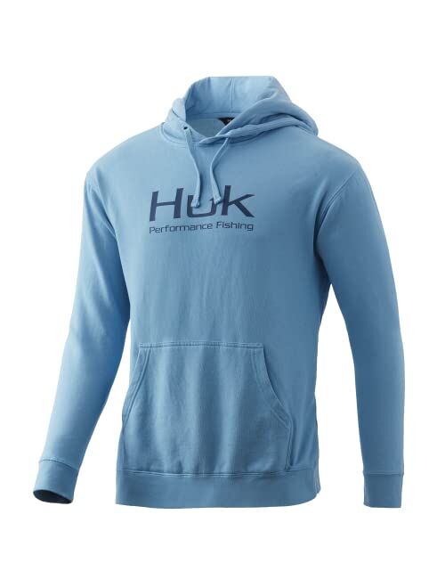 HUK Men's Performance Fishing Fleece Hoodie with Stretch