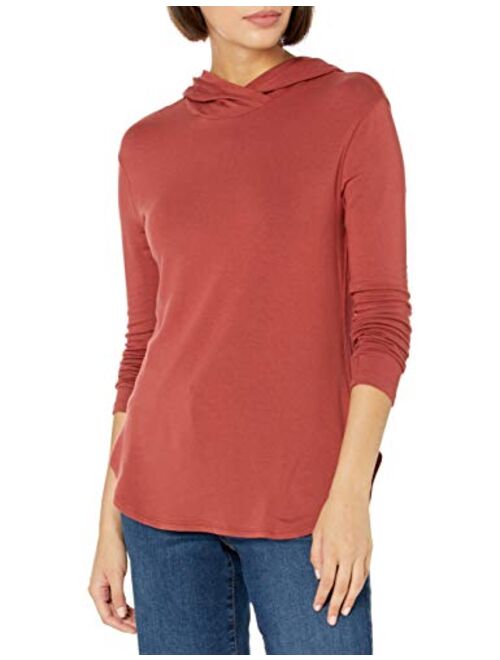 Amazon Essentials Women's Supersoft Terry Standard-Fit Long-Sleeve Hooded Pullover (Previously Daily Ritual)