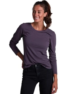 ONNO Women's Long Sleeve Bamboo T-Shirt