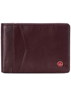 Delaney Mens Slimfold RFID Protected Wallet Nappa Leather Comes in a Gift Box Black