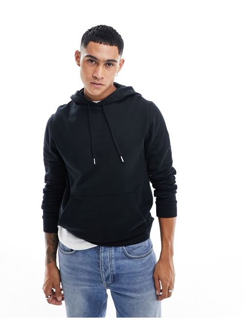 ASOS DESIGN hoodie in black