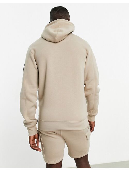 Marshall Artist siren hoodie in beige