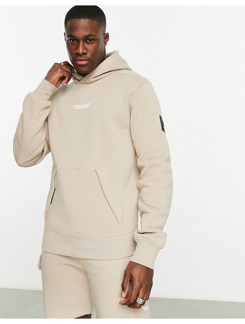 Marshall Artist siren hoodie in beige