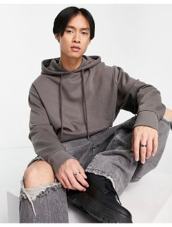 hoodie in charcoal gray