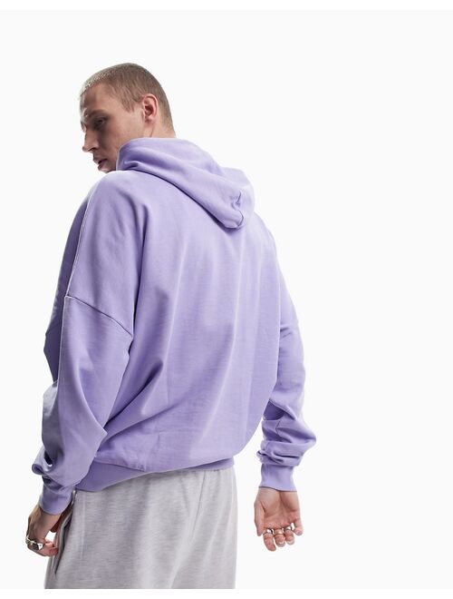 ASOS DESIGN super oversized hoodie in purple