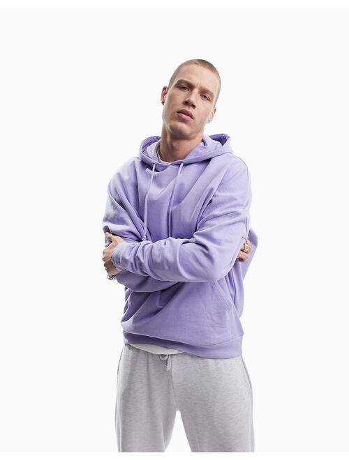 ASOS DESIGN super oversized hoodie in purple