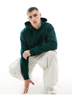 heavyweight oversized hoodie in green