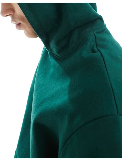 ASOS DESIGN heavyweight oversized hoodie in green