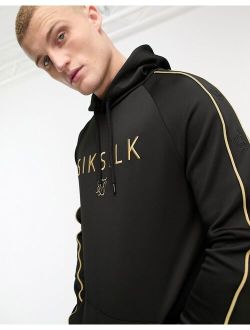 Siksilk astro overhead hoodie in black