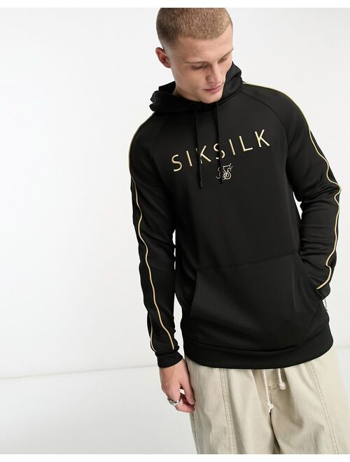 Siksilk astro overhead hoodie in black