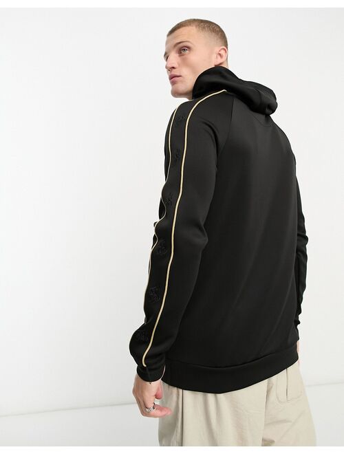 Siksilk astro overhead hoodie in black