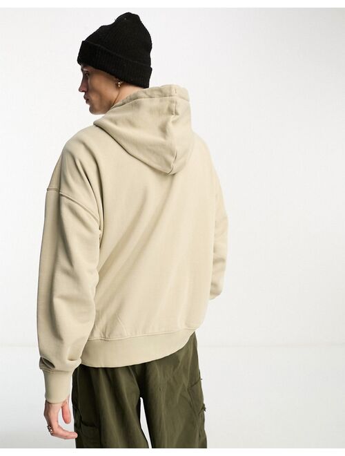 G-Star Raw oversized university hoodie in beige