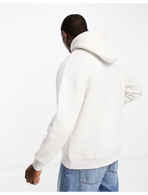 Pull&Bear hoodie in light grey