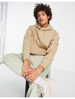 Weekday Standard hoodie in beige