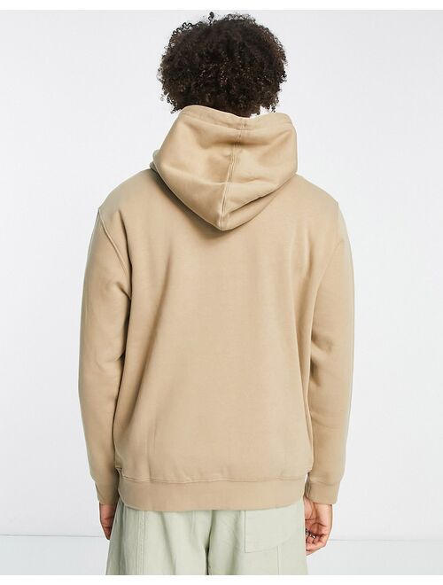 Weekday Standard hoodie in beige