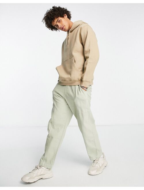 Weekday Standard hoodie in beige