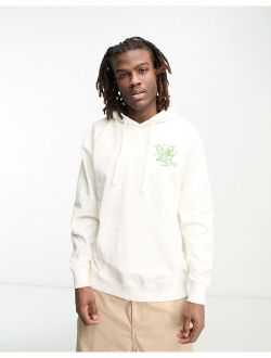 Deus Ex Machina sound system hoodie in off white