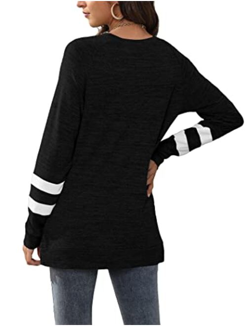 BANGELY Womens Dandelion Sweatshirt Casual Crewneck Loose Pullover Tops Long Sleeve Graphic Tee Shirt