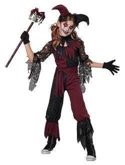 Psycho Jester Costume for Girls