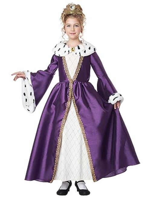 California Costumes Queen for a Day Girls Royal Halloween Costume