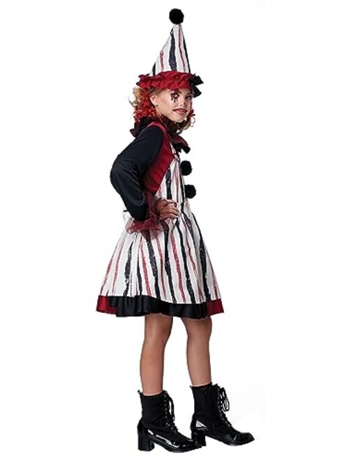 California Costumes Clever Clown Girls Child Halloween Costume